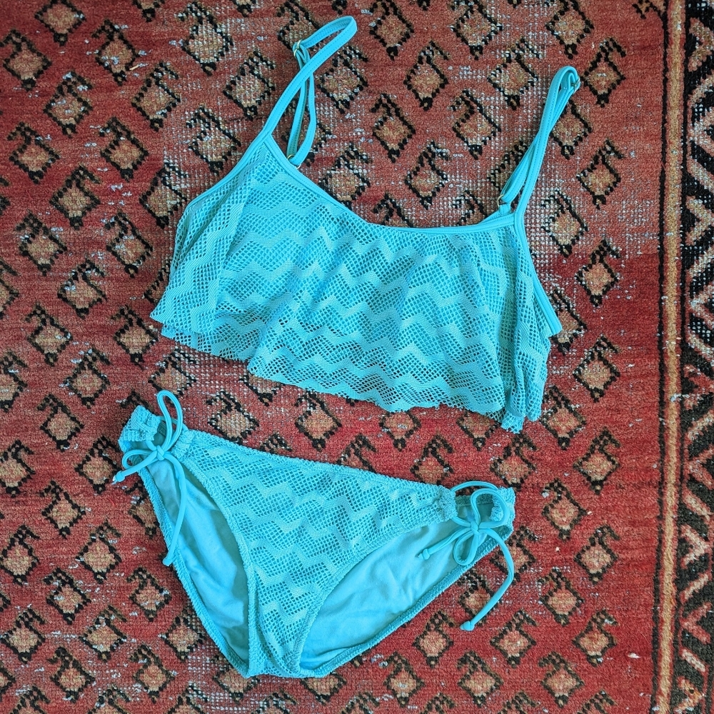 MEDIUM - Teal Roxy Bikini